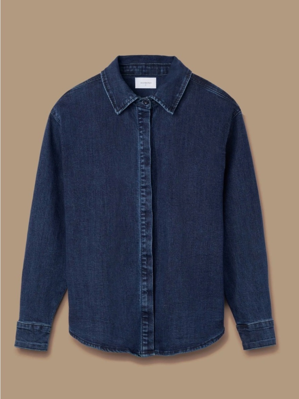 Dark Indigo Denim Blue Shacket